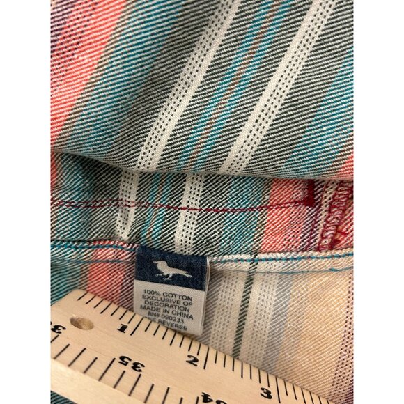 Modern Amusement Mens Hooded Button-Up Striped Shirt Jacket Large Multicolor - Picture 5 of 12